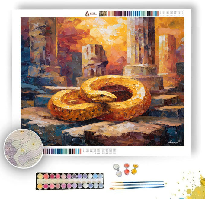 SUNSCALE SERPENT - Paint by Numbers Full Kit