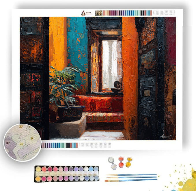 HIDDEN WINDOW - Paint by Numbers Full Kit