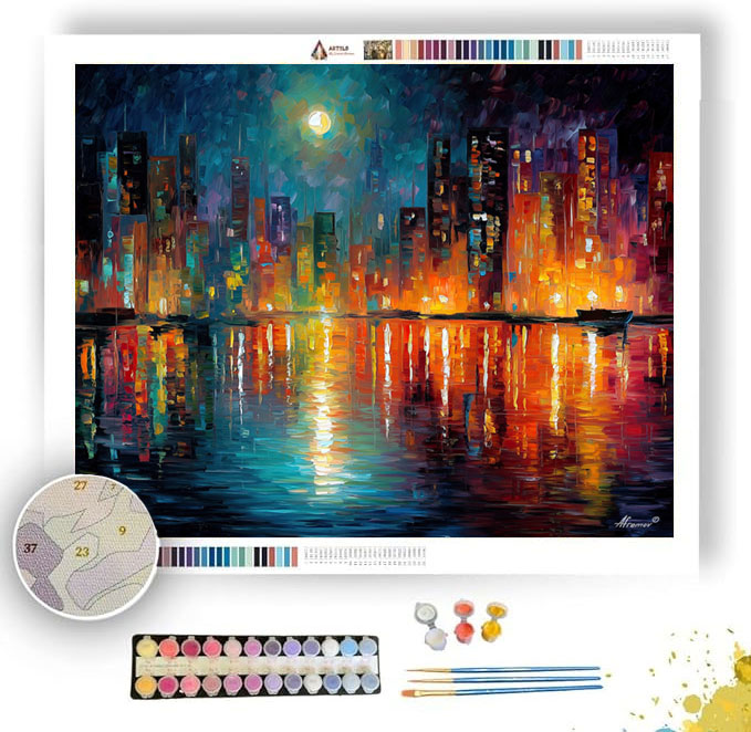 MOONWATER CITY - Paint by Numbers Full Kit