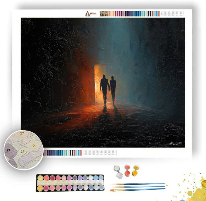 NIGHT PRESENCE - Paint by Numbers Full Kit