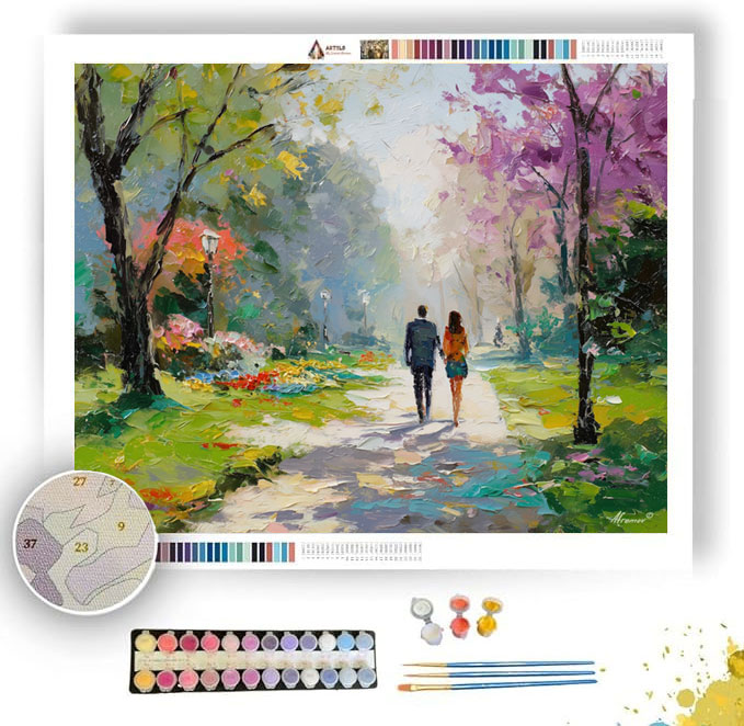 GENTLE LIGHT - Paint by Numbers Full Kit