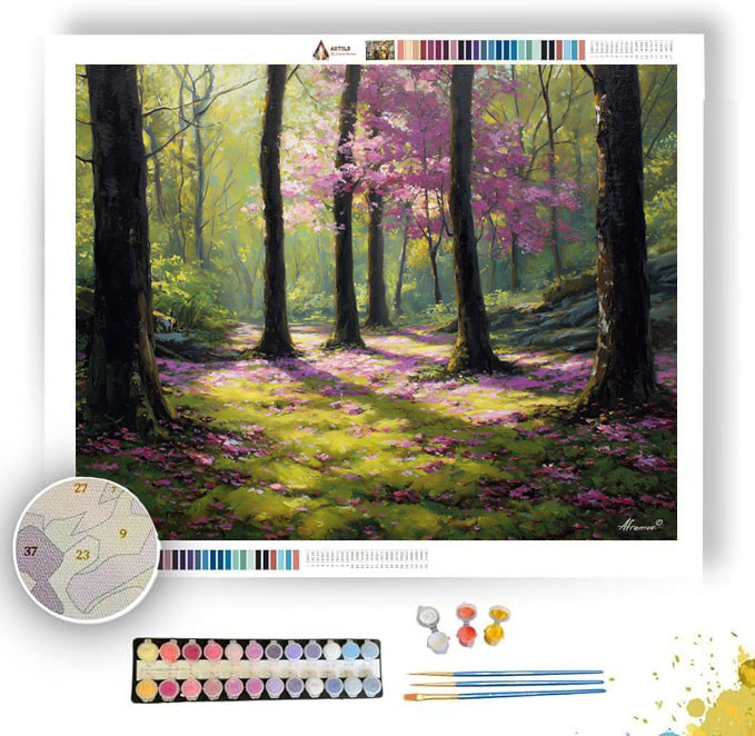 PETALSHADE GROVE - Paint by Numbers Full Kit