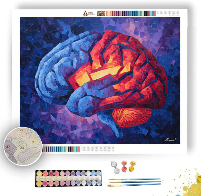RISING LINE - Paint by Numbers Full Kit