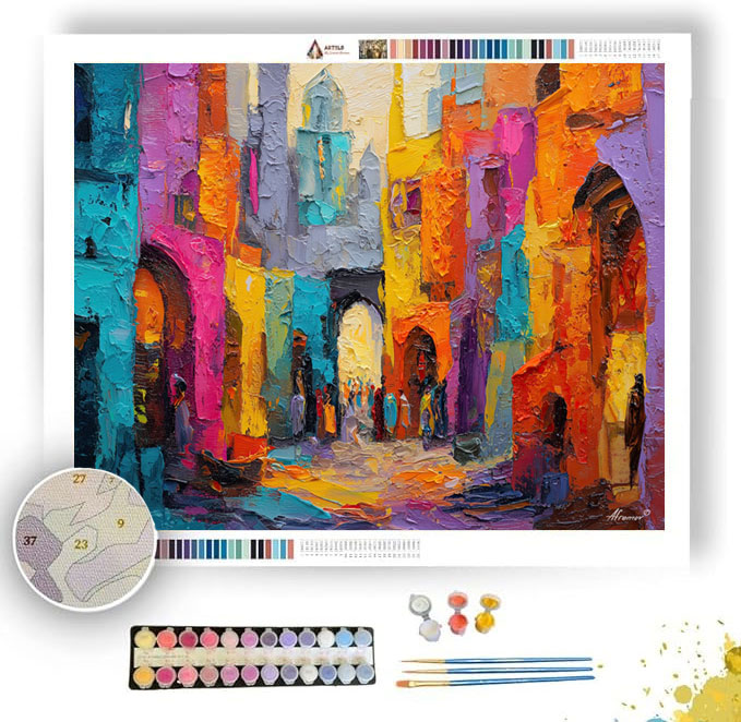 BOLD CITY - Paint by Numbers Full Kit
