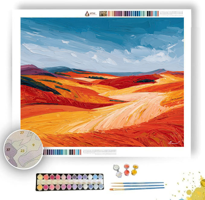 BOLD FIELD - Paint by Numbers Full Kit