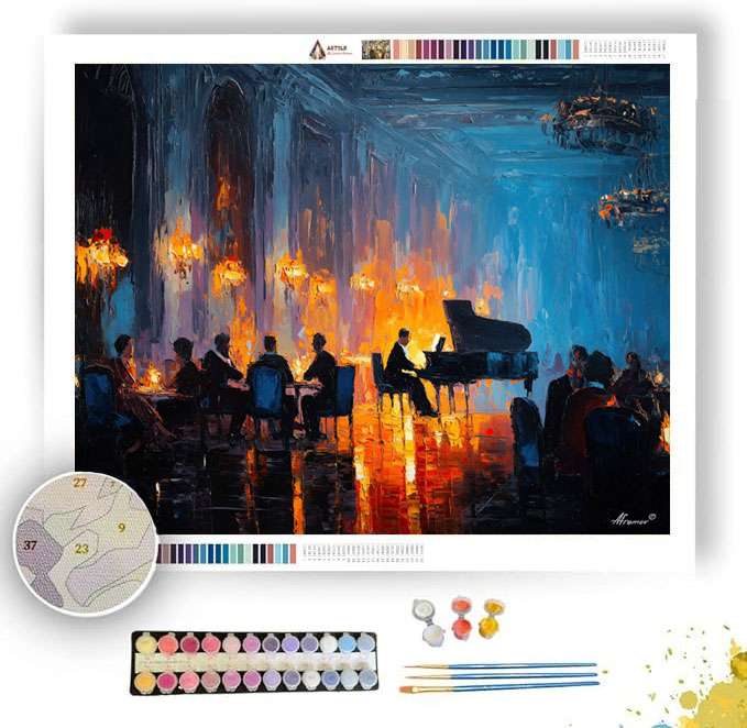 BURNING LEGEND - Paint by Numbers Full Kit