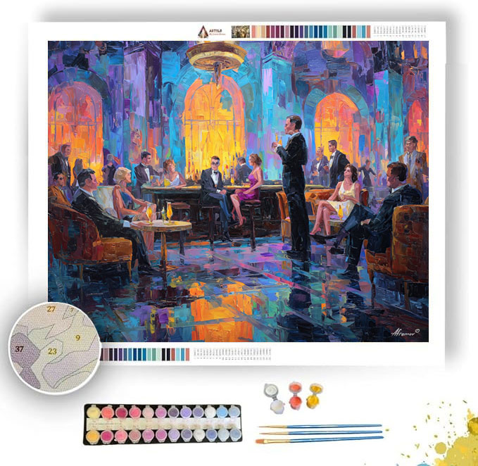 SILVER REALM - Paint by Numbers Full Kit