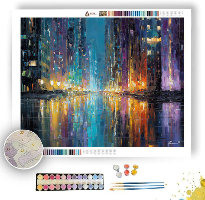 FROZEN CITY - Paint by Numbers Full Kit