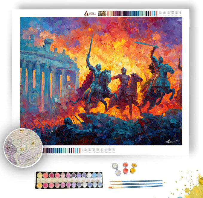 RISING ARC - Paint by Numbers Full Kit