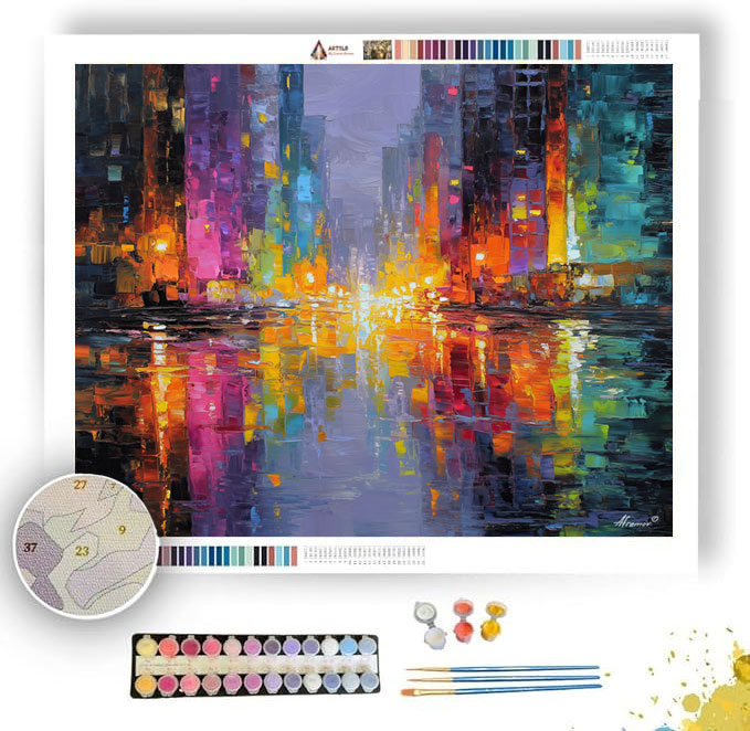 ELECTRIC CITY - Paint by Numbers Full Kit