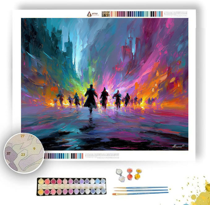 NEON CITY - Paint by Numbers Full Kit
