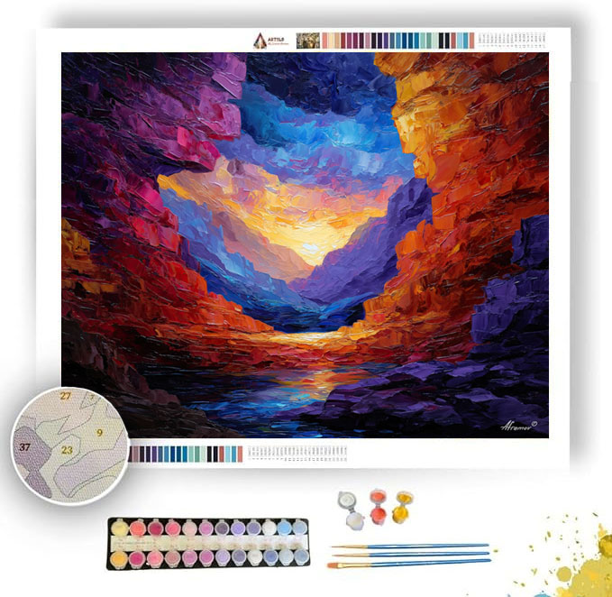WOVEN EMBRACE - Paint by Numbers Full Kit