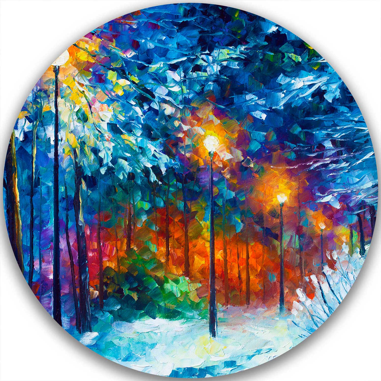 MIDNIGHT SNOW SONGS - LIMITED EDITION CIRCLE GICLEE