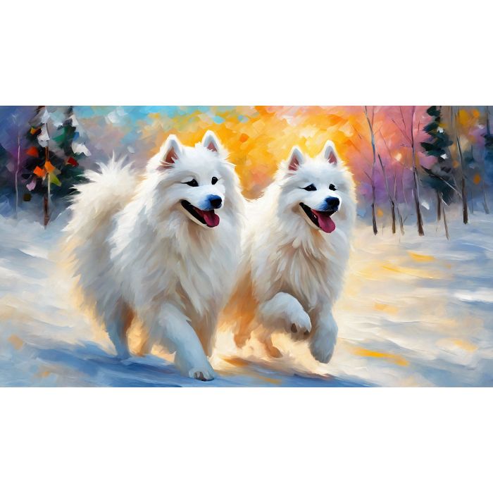 SAMOYED SNOW