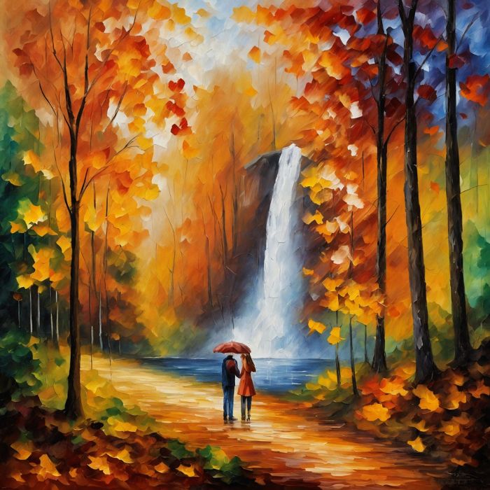 AUTUMN WATERFALL