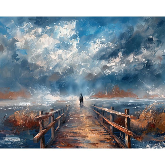 DESERTED BRIDGE CROSSING