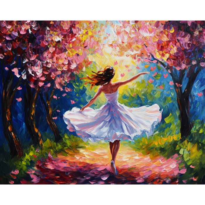 DANCING AMONG BLOSSOMS