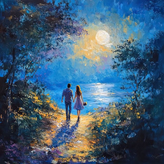 MOONLIT LOVERS STROLL