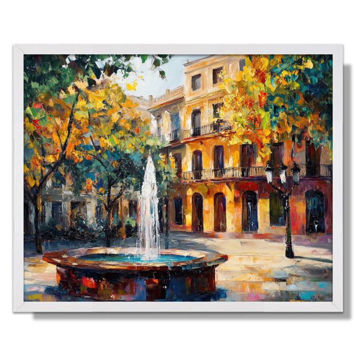 WHISPERING FOUNTAIN - FRAMED