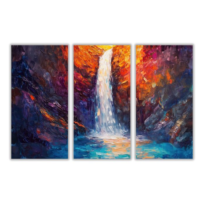 TWILIGHT EMBER CASCADE - SET OF 3