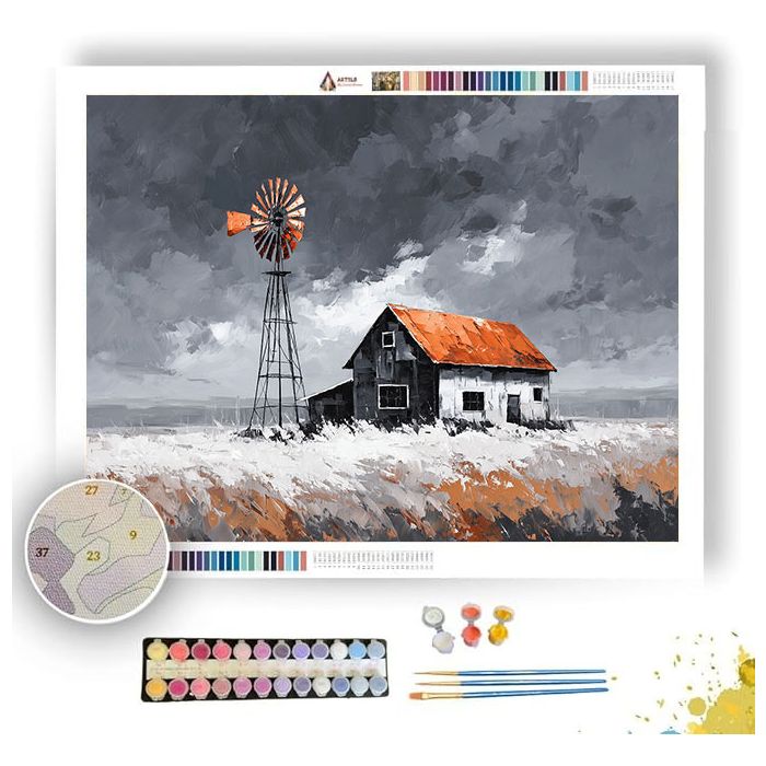 COPPER COMPASS - Paint by Numbers Full Kit