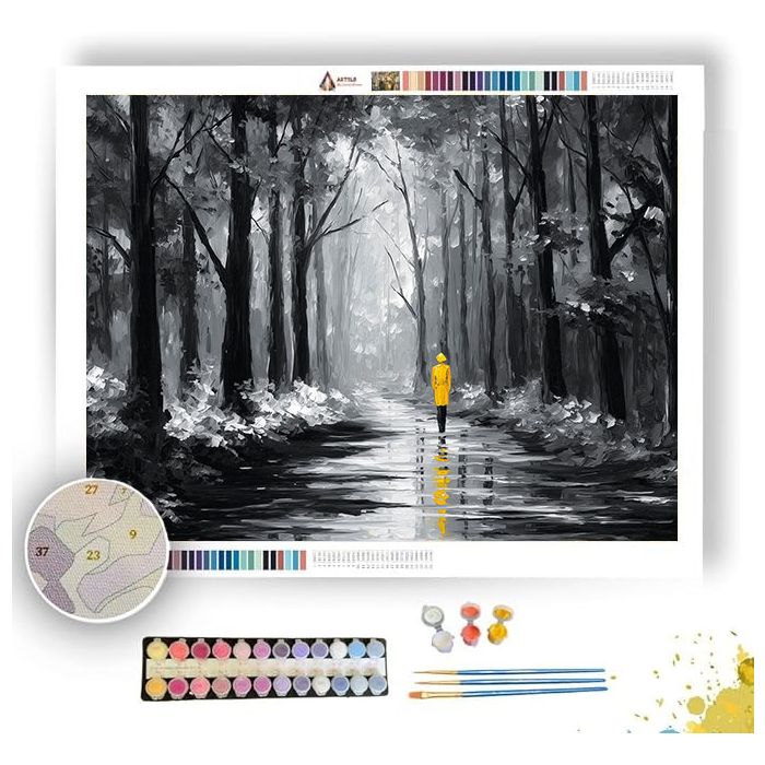 CRIMSON CANOPY - Paint by Numbers Full Kit