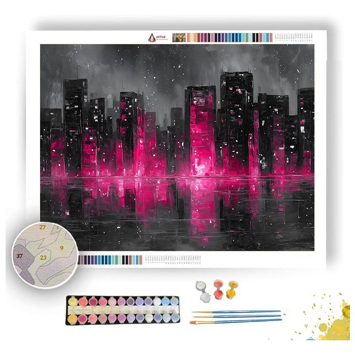 FUSCHIA FILAMENT - Paint by Numbers Full Kit