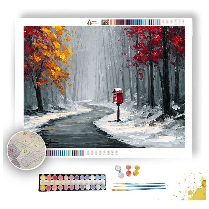 MAROON MONUMENT - Paint by Numbers Full Kit