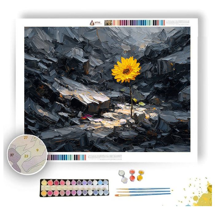 OCHRE OUTPOST - Paint by Numbers Full Kit