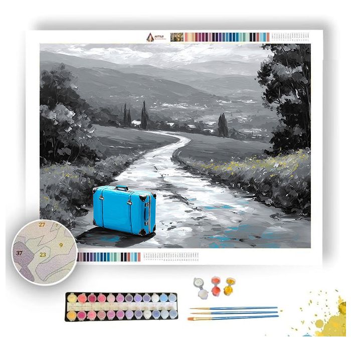 PERIWINKLE PATH - Paint by Numbers Full Kit
