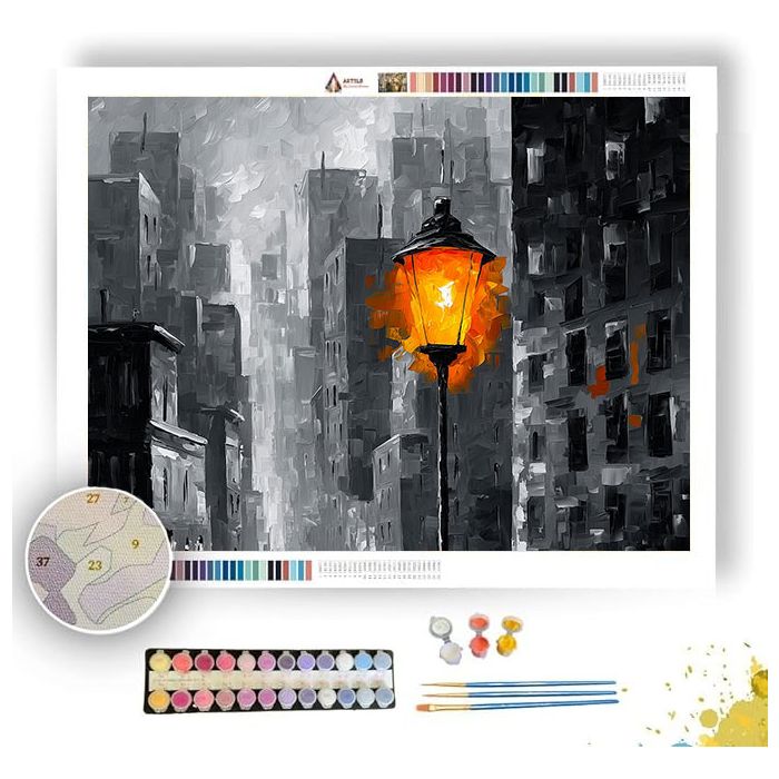 SAFFRON SENTINEL - Paint by Numbers Full Kit