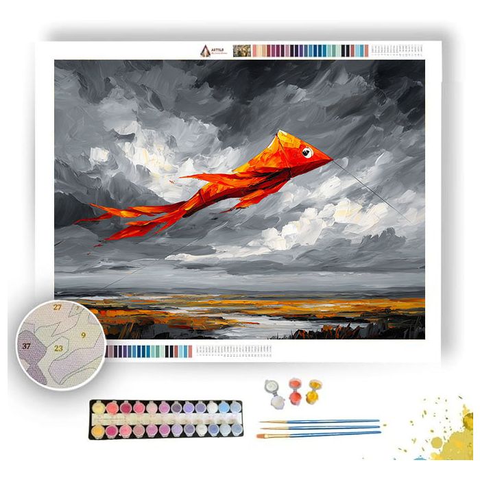 SALMON SUN - Paint by Numbers Full Kit