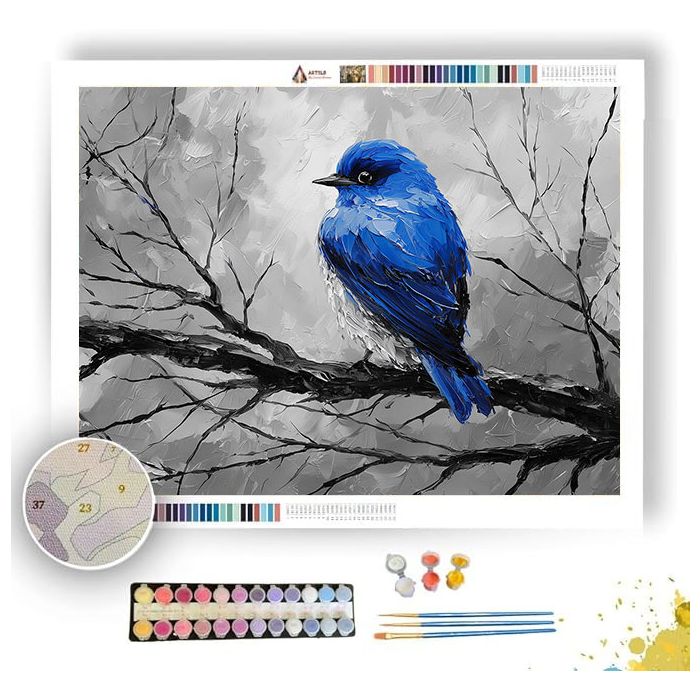 SAPPHIRE SOLACE - Paint by Numbers Full Kit
