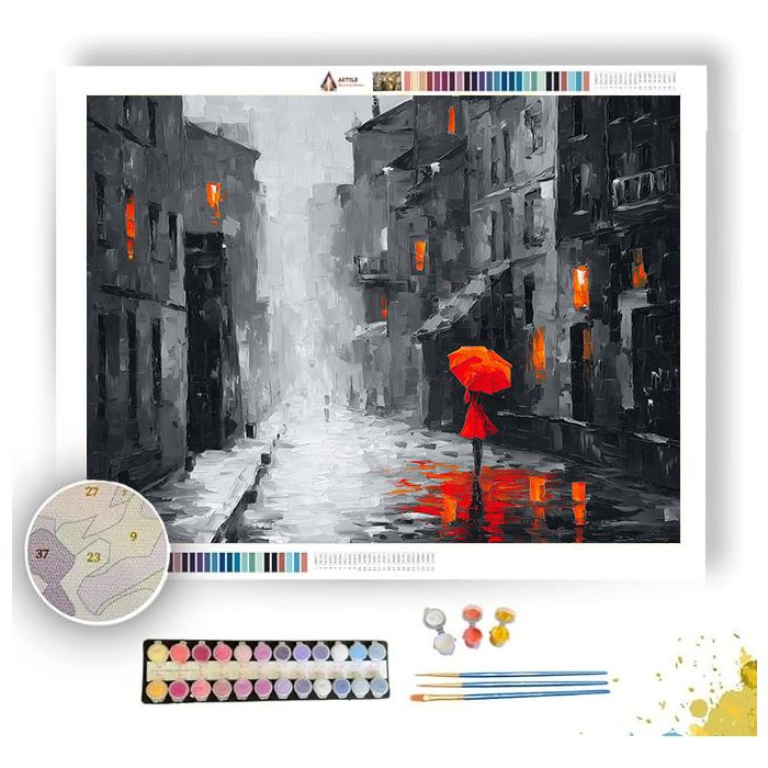 SCARLET SHADOW - Paint by Numbers Full Kit