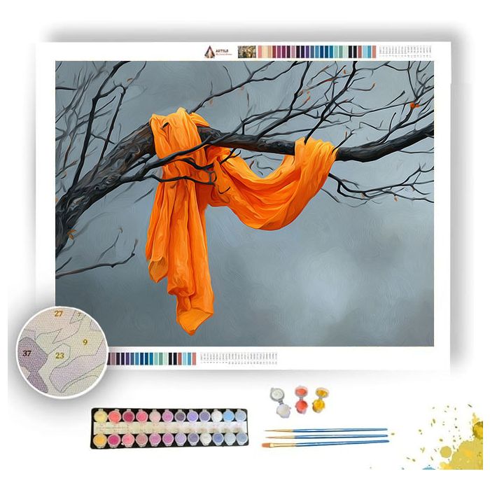 TANGERINE TWIRL - Paint by Numbers Full Kit