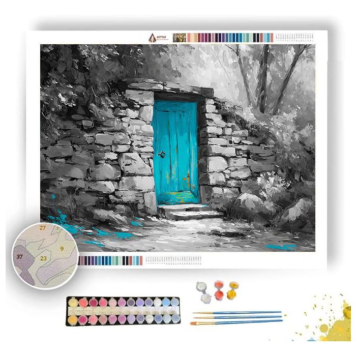 TURQUOISE THRESHOLD - Paint by Numbers Full Kit
