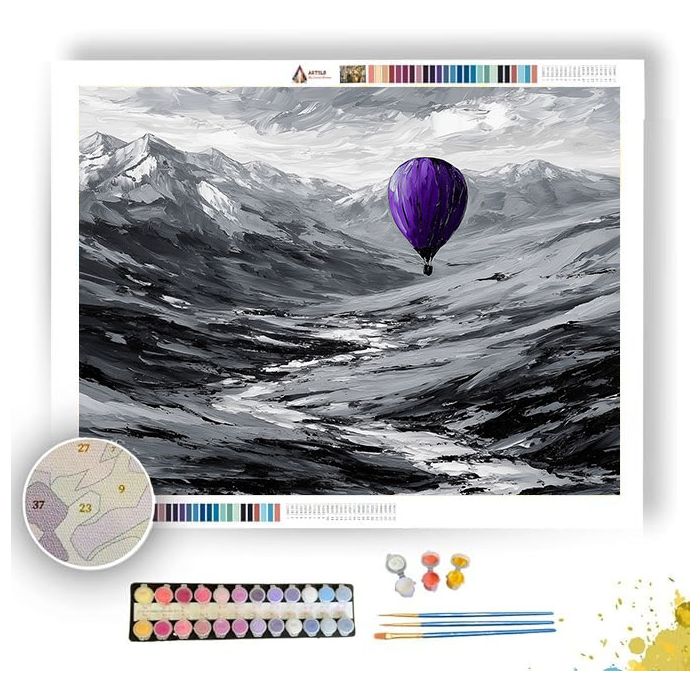VIOLET VALLEY - Paint by Numbers Full Kit