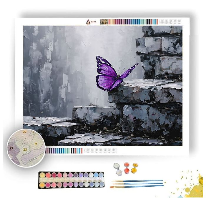 VIOLET VESPER - Paint by Numbers Full Kit