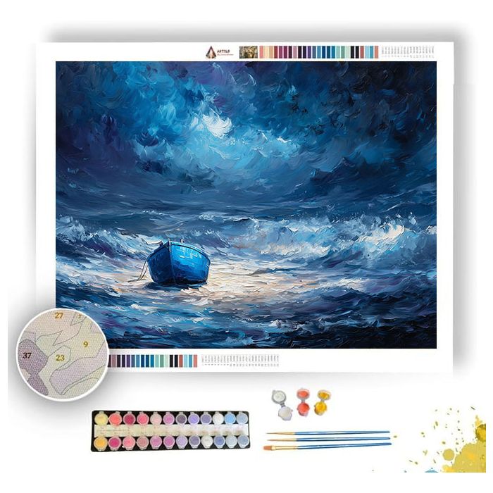 AZURE ANCHOR - Paint by Numbers Full Kit