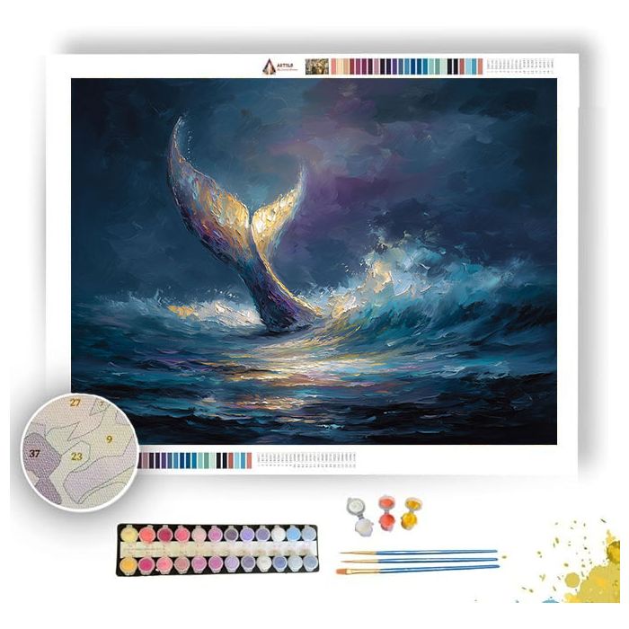 SIRENS GLOW BW - Paint by Numbers Full Kit