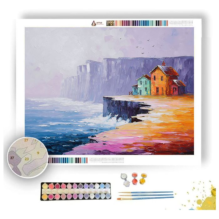 CANDY COAST BW - Paint by Numbers Full Kit