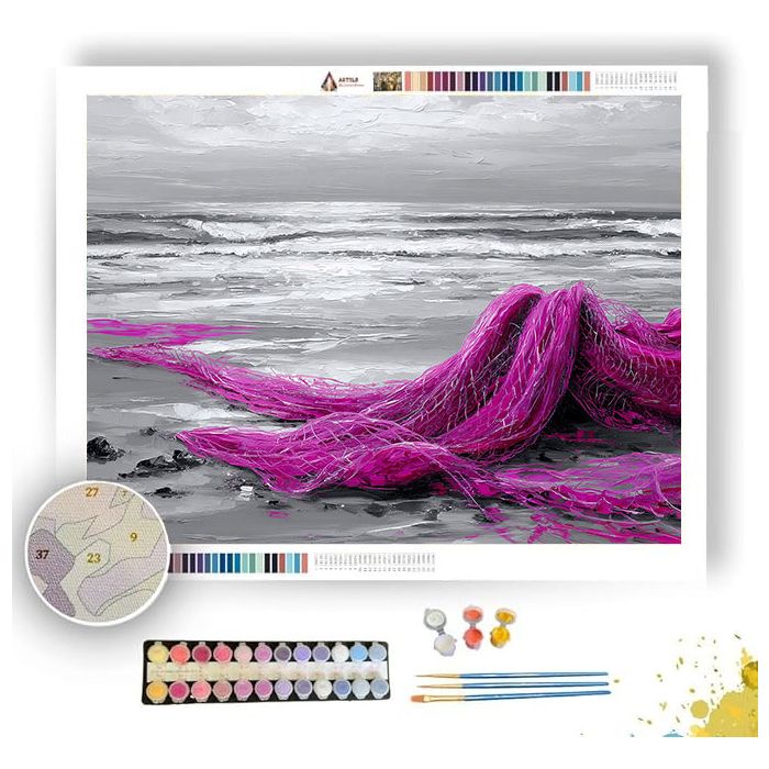 MAGENTA MURAL BW - Paint by Numbers Full Kit