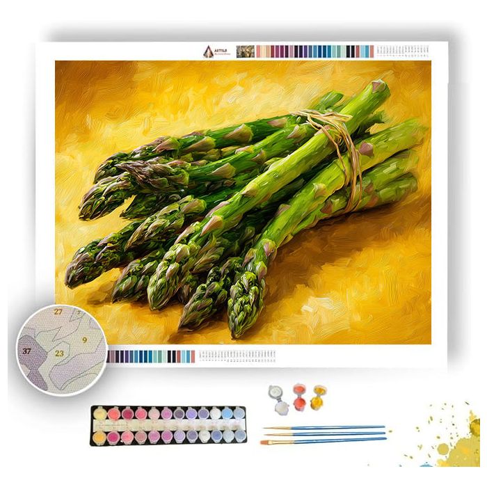 ASPARAGUS SPEARS - Paint by Numbers Full Kit