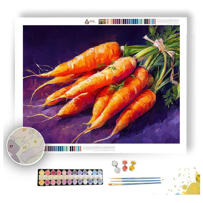 CARROT CRUNCH - Paint by Numbers Full Kit