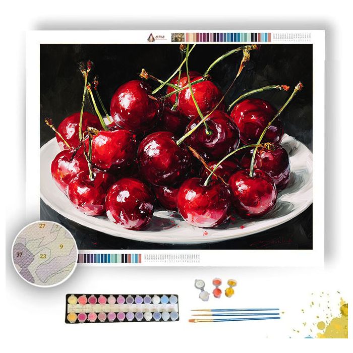 CHERRY BLUSH - Paint by Numbers Full Kit