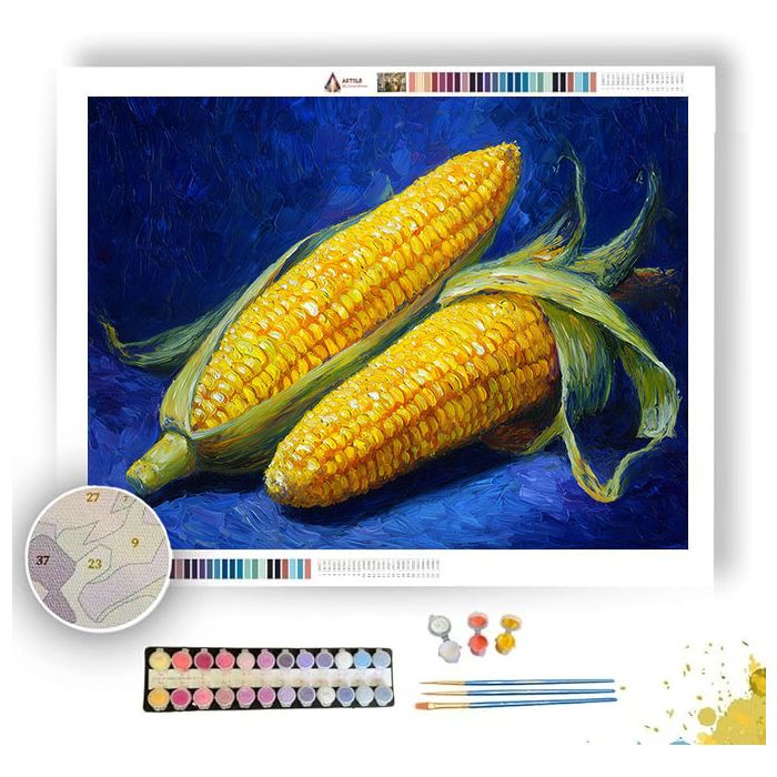 CORN ON THE COB - Paint by Numbers Full Kit