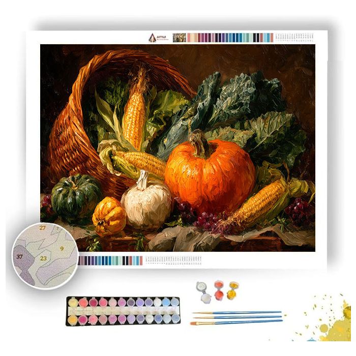 CORNUCOPIA OF COLOR - Paint by Numbers Full Kit