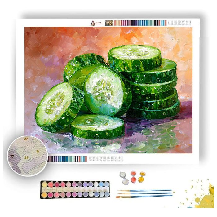 CUCUMBER COOL - Paint by Numbers Full Kit