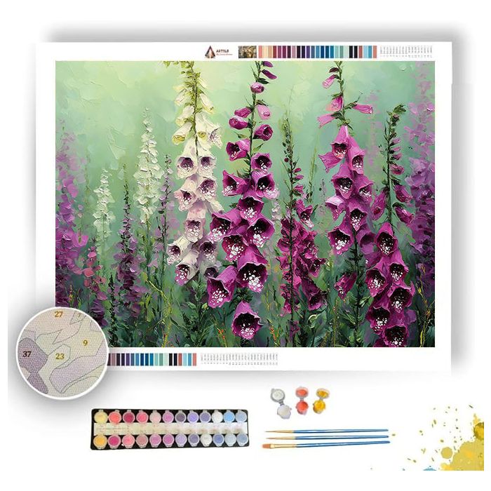 FOXGLOVE FAIRY - Paint by Numbers Full Kit