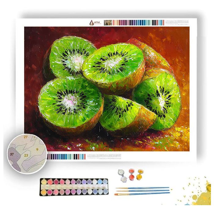 KIWI ZEST - Paint by Numbers Full Kit